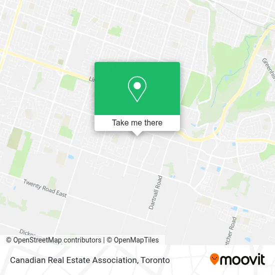 Canadian Real Estate Association map