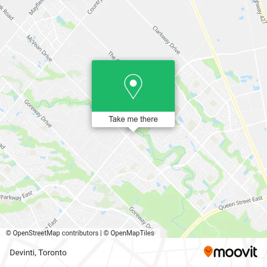 Devinti map