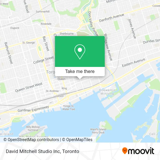 David Mitchell Studio Inc map