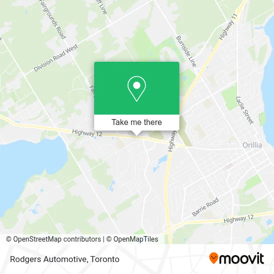 Rodgers Automotive map