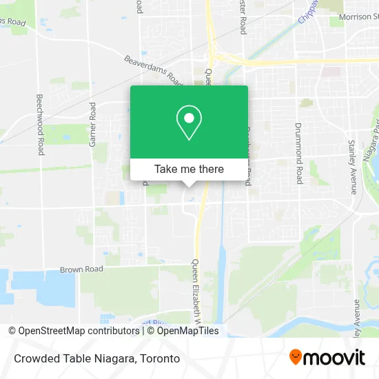 Crowded Table Niagara map