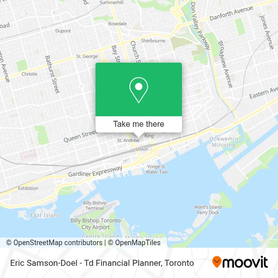 Eric Samson-Doel - Td Financial Planner map