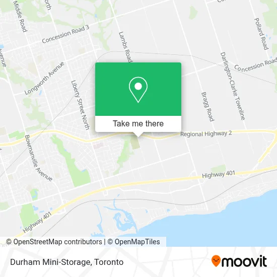 Durham Mini-Storage map