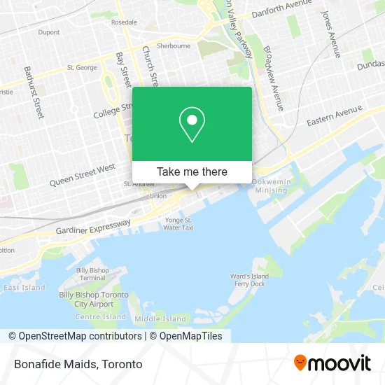 Bonafide Maids map