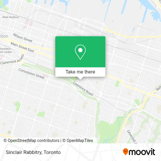 Sinclair Rabbitry map