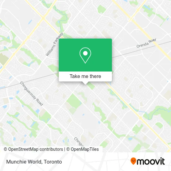 Munchie World map