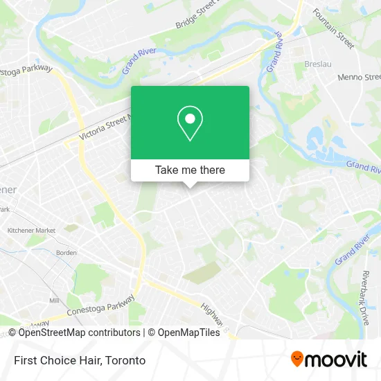 First Choice Hair map