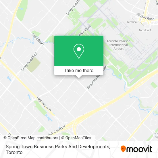 Spring Town Business Parks And Developments map
