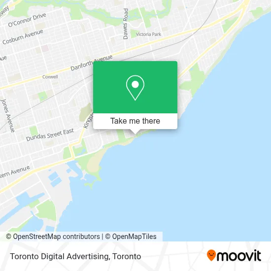Toronto Digital Advertising map
