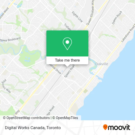 Digital Works Canada map
