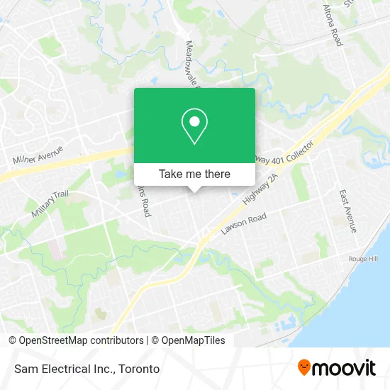 Sam Electrical Inc. map