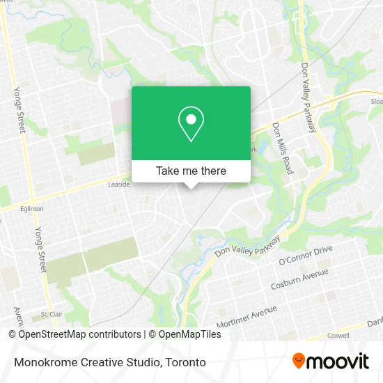 Monokrome Creative Studio map