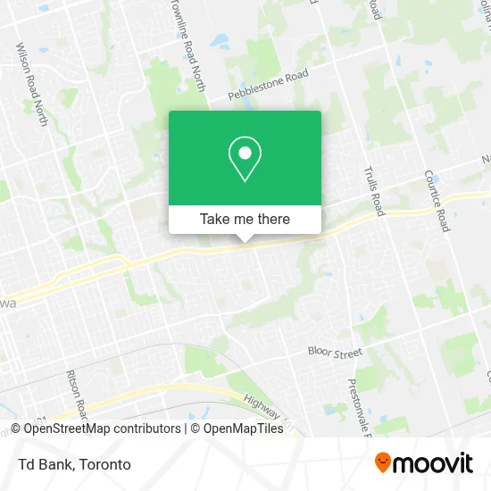 Td Bank map