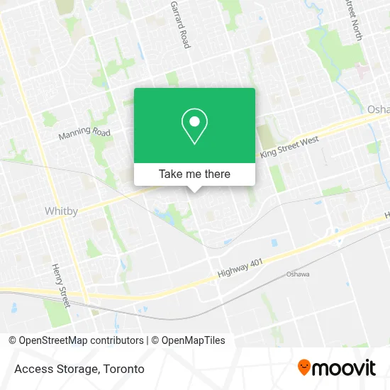 Access Storage map