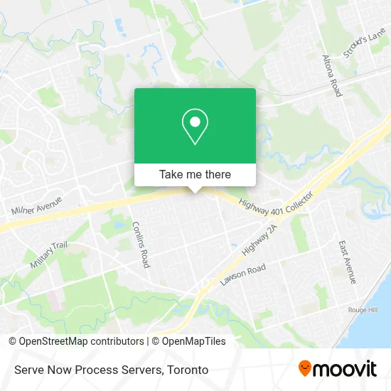 Serve Now Process Servers map