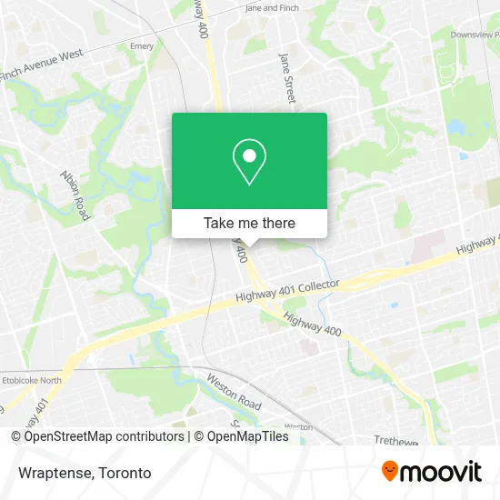 Wraptense map