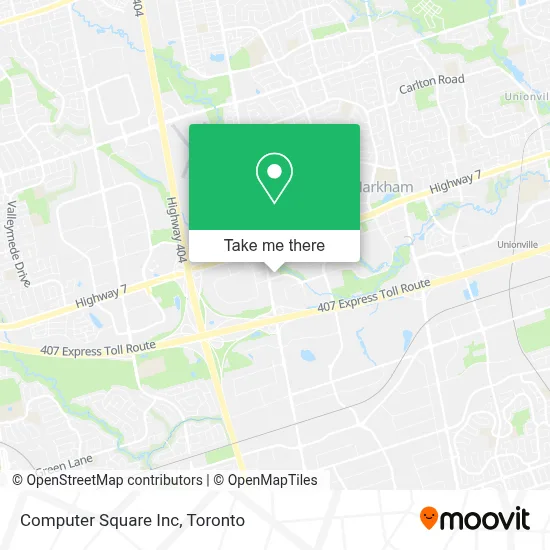 Computer Square Inc map