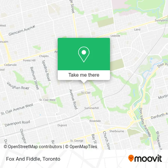 Fox And Fiddle map