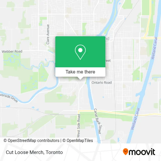 Cut Loose Merch map