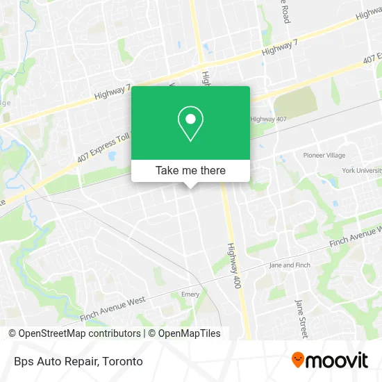 Bps Auto Repair map