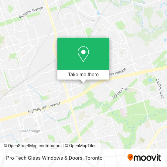 Pro-Tech Glass Windows & Doors map