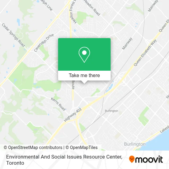 Environmental And Social Issues Resource Center map