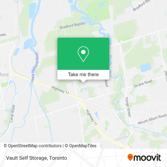 Vault Self Storage map