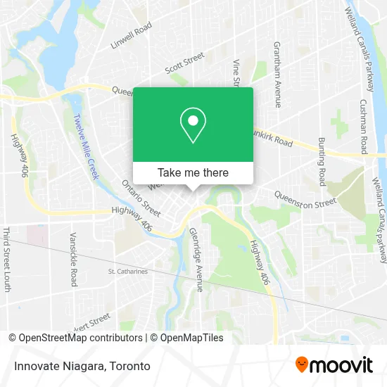 Innovate Niagara map