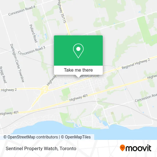 Sentinel Property Watch map