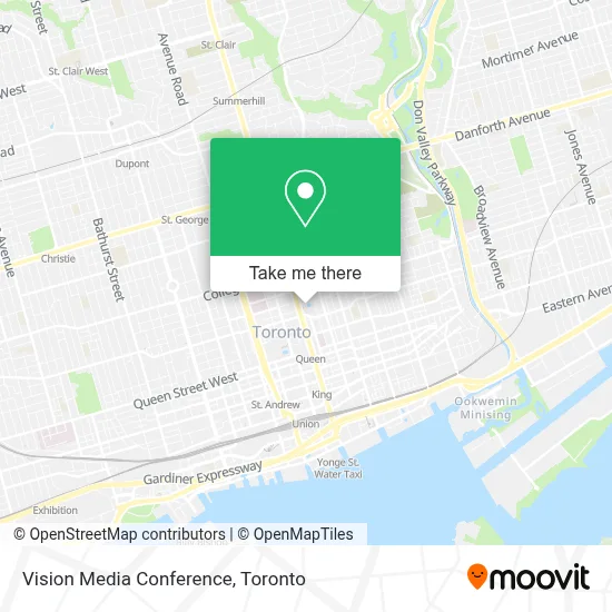 Vision Media Conference map