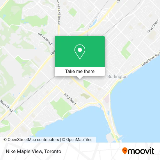 Nike Maple View map