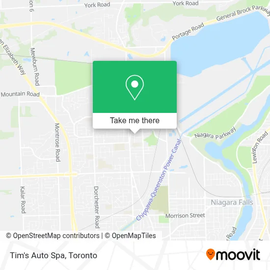 Tim's Auto Spa map