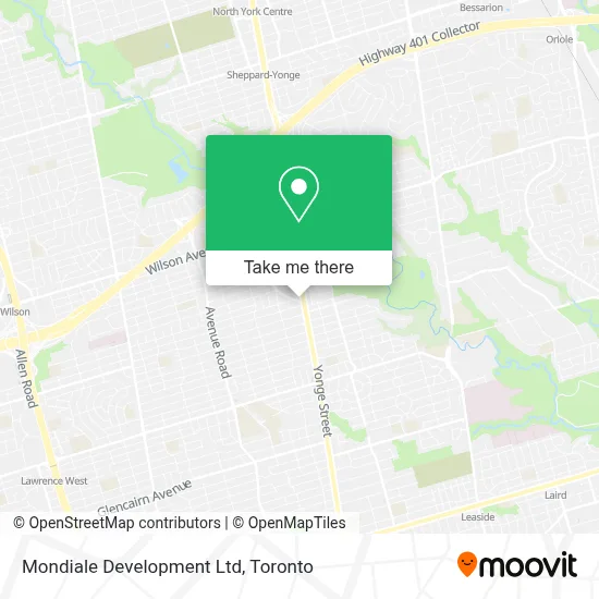 Mondiale Development Ltd map