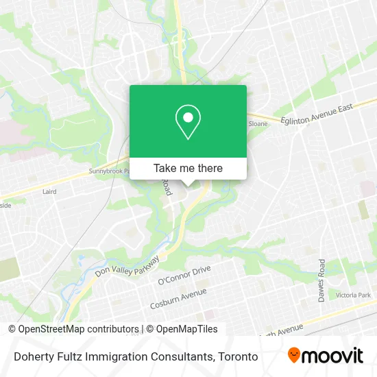 Doherty Fultz Immigration Consultants map