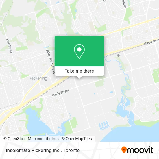 Insolemate Pickering Inc. map