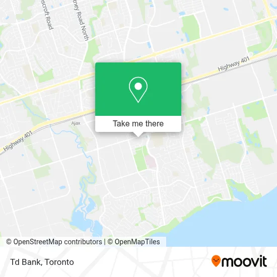 Td Bank map