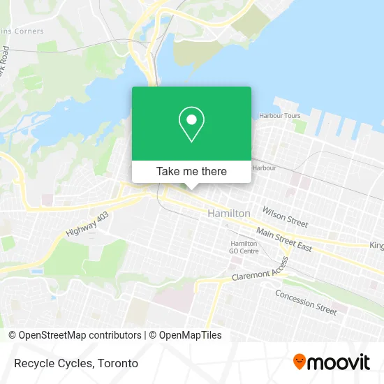 Recycle Cycles map