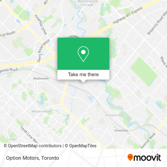 Option Motors map