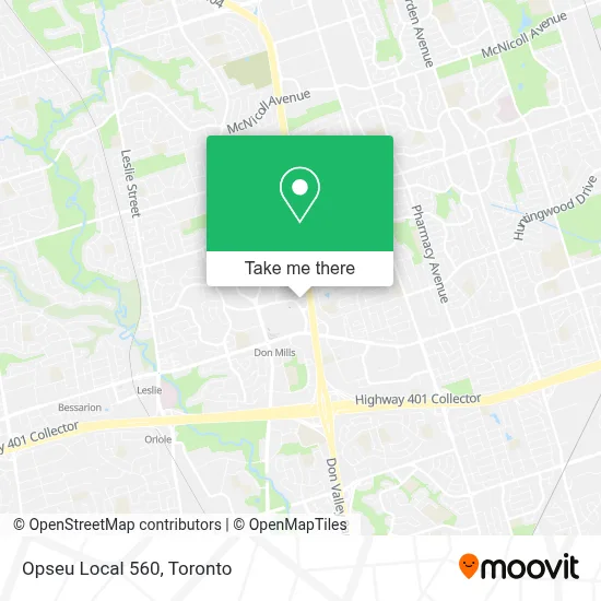 Opseu Local 560 map