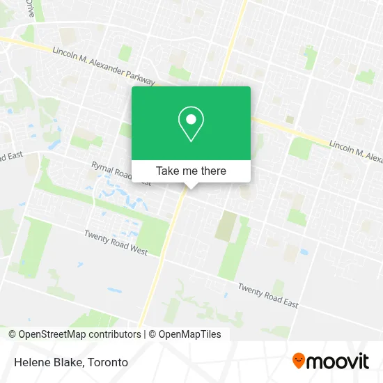 Helene Blake map