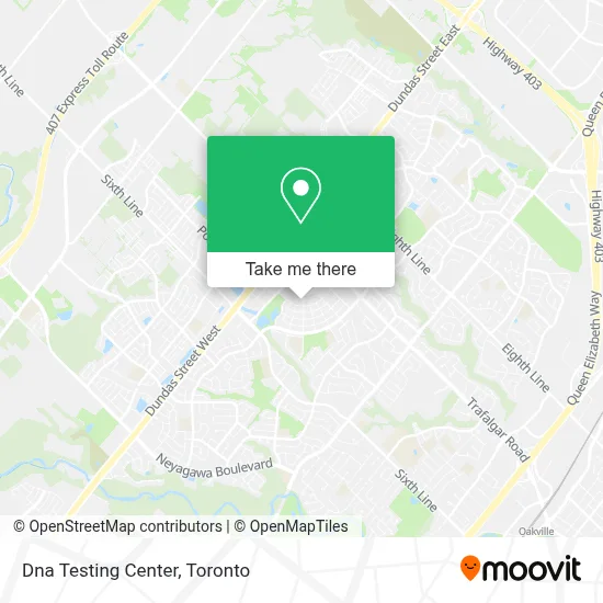 Dna Testing Center map
