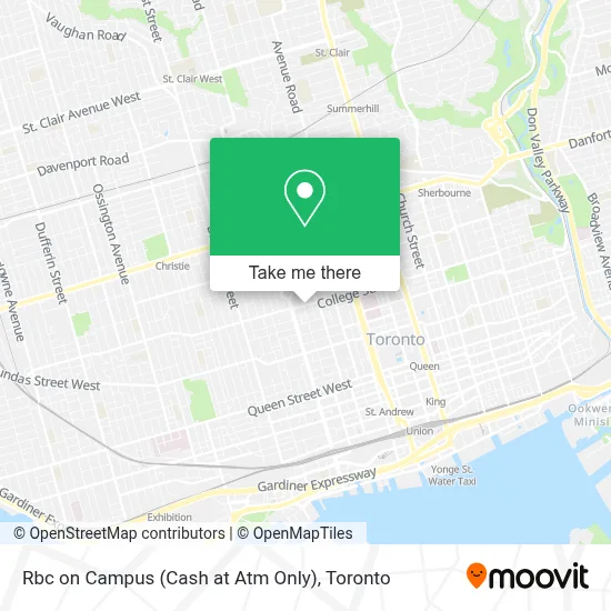 Rbc on Campus (Cash at Atm Only) map