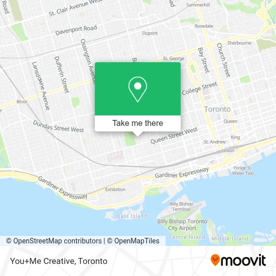 You+Me Creative map