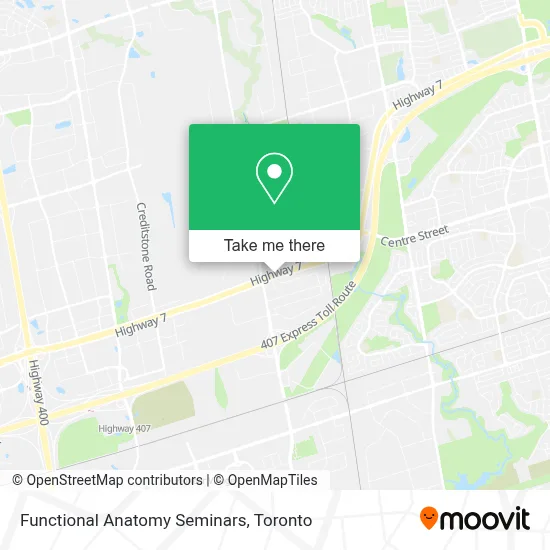 Functional Anatomy Seminars map