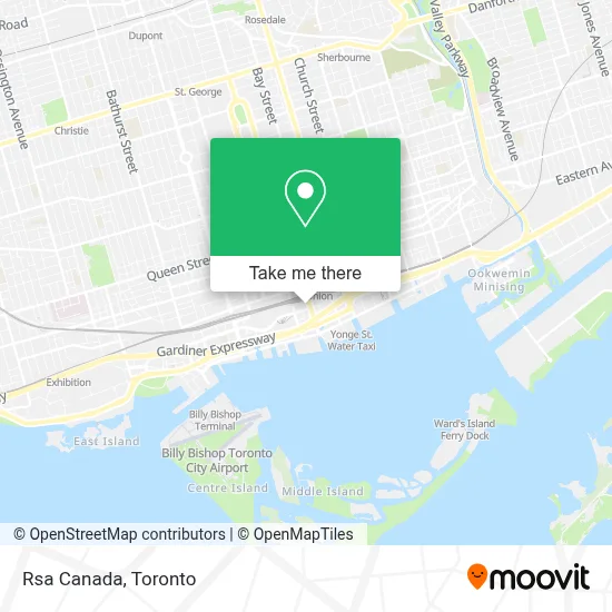 Rsa Canada map