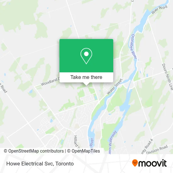 Howe Electrical Svc map