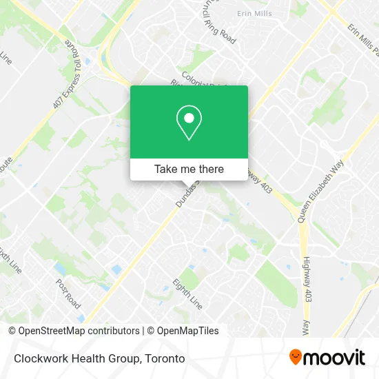 Clockwork Health Group map