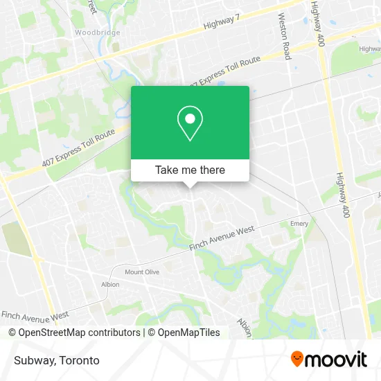 Subway map