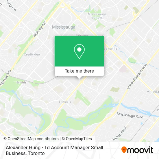 Alexander Hung - Td Account Manager Small Business map