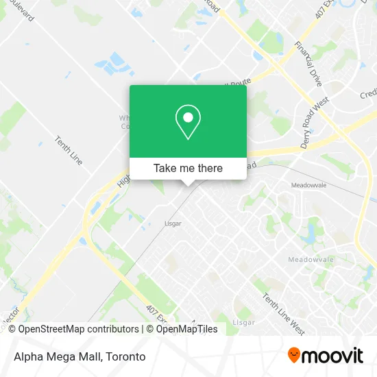 Alpha Mega Mall map